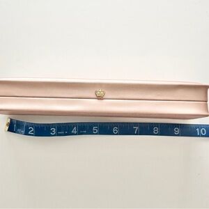 Chic Pink Jewelry Box with Crown Accent